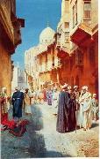 unknow artist Arab or Arabic people and life. Orientalism oil paintings  413